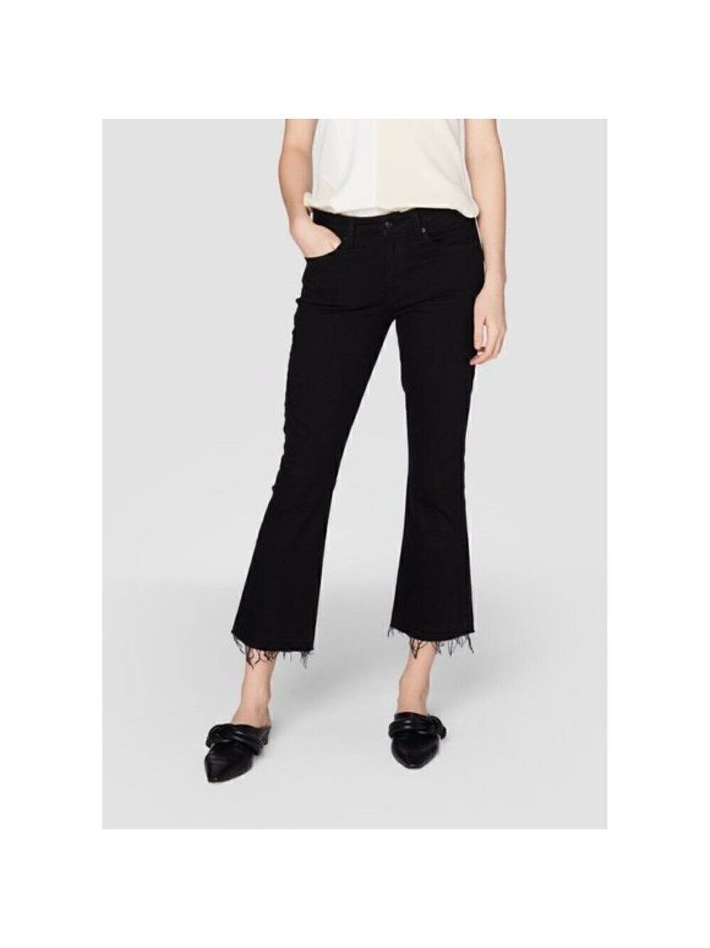 DEREK Lam | 10 Crosby Gia Crop Flare Black